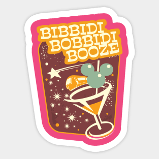 Bibbidi Bobbidy Booze Sticker